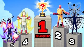 SUPER TOURNAMENT of ALL STRONGEST UNITS | TABS - Totally Accurate Battle Simulator