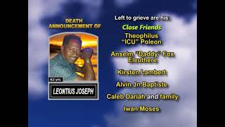 Leontius Joseph ~ Long Obituary