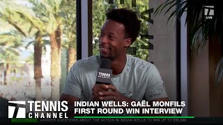 Gaël Monfils Explains Return of His Wakanda Forever Celebration; Indian Wells 1R