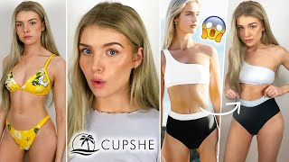 BIKINI TRY ON HAUL | Cupshe Blue Swimwear 2020