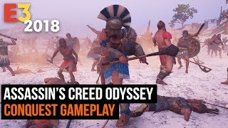 EPIC 150 VS 150 Conquest Battle - Assassin's Creed Odyssey Gameplay