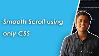 Smooth Scrolling without JavaScript #Shorts