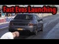 Launching 9 Second Evos - DSM EVO Shootout