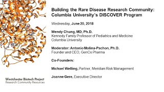Building the Rare Disease Research Community: DISCOVER at Columbia University