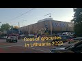 Cost of groceries in Lithuania,  unbelievable! #travel #costofliving #creative #lithuania #europe