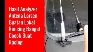 🔴 Hasil Analyzer Antena Larsen Buatan Lokal, Runcing Banget, bisa buat Racing nih | Ngebrik VLOG#26