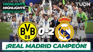 HIGHLIGHTS - Borussia Dortmund 0-2 Real Madrid | UEFA Champions League 2023/24 - FINAL | TUDN