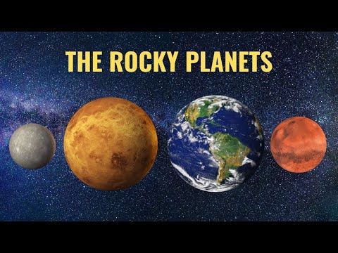 Which planet is made of rock and ice?