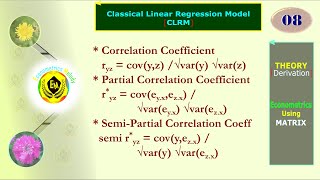 (semi) partial correlation coefficients || Stata || Econometrics || U/Grad || MPhil || PhD