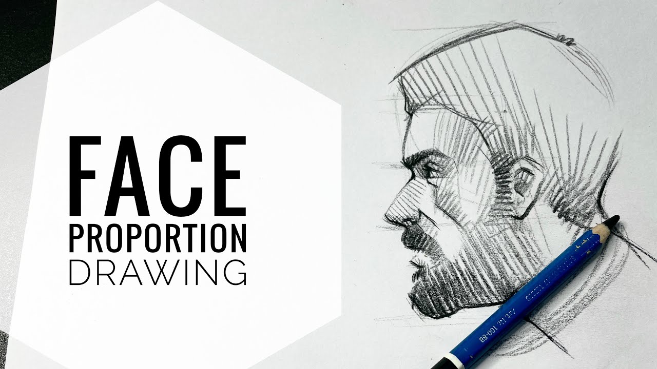 Simple Face Proportion Drawing For Beginners Youtube