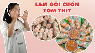 Gỏi Cuốn Làm Cực Dễ | HÀ COOKING