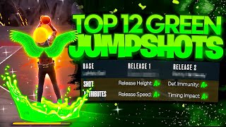TOP 13 BIGGEST GREEN WINDOW JUMPSHOTS NBA 2K23 CURRENT GEN & NEXT GEN! BEST JUMPSHOT NBA2K23