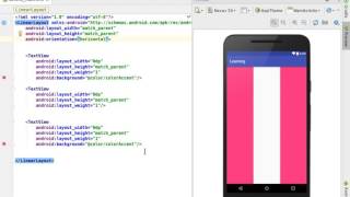 7 LinearLayout weight 2