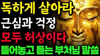 독하게 살아라 근심과 걱정 모두 허상이다 I 자면서 듣는 부처님 말씀 l 석가모니 명언 l 지혜 I 오디오북