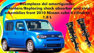 Como cambiar amortiguador delantero 2010 Nissan Cube