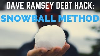 Dave Ramsey snowball method for paying off debt