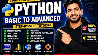 Python Complete Course 🚀 | Basic to Advanced Python Tutorial | FutureCoder IT