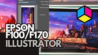 🖨️🎮🖼️ Epson F170 / F100 Ajustes de impresión en Illustrator