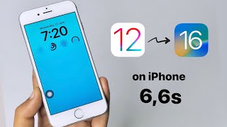 How to update iOS 12 to iOS 16 on iPhone 6,6s😍 || install iOS 16 on iPhone 6,6s