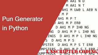 Pun Generator - A Basic Python Project | Unscripted Coding