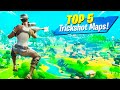 TOP 5 TRICKSHOT MAPS in Fortnite Creative!!