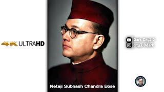 subhash chandra bose status Netaji Subhas Chandra Bose full screen status ||  viral video status