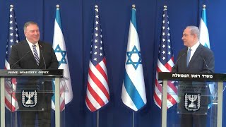 En Jerusalén para discutir la "anexión", Pompeo acusa a Irán de "fomentar el terror" | AFP