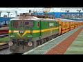 17660 Kakatiya Express | WAG9 UTKRISHT | RAILWORK | TRAIN SIMULATOR | BUMPY RAILROAD | NTG GAMING