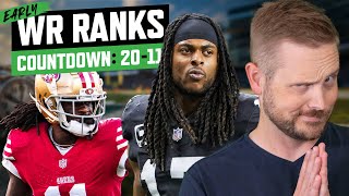 Early WR Rankings Countdown: 20-11 + Dynasty Download | Fantasy Football 2024 - Ep. 1566