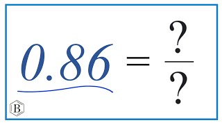 0.86 as a Fraction (simplified form)