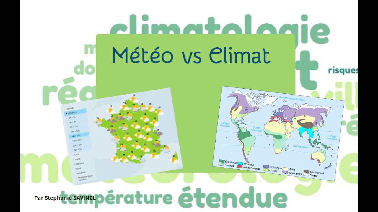 Météo Vs Climat SVT Cycle 4 - YouTube