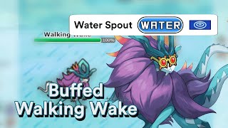 WALKING WAKE becomes the BEST RAIN SWEEPER with WATER SPOUT in this metagame | tezcatus