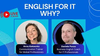 English for IT Professionals: Overcome Language Barriers & Boost Soft Skills | Live Webinar