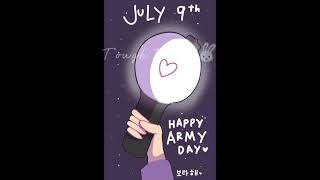 💜 Happy Army Day 💜 I Purple you 💜 #btsarmy #rm #jhope #jimin #jin #jk #v #suga  #armyday #btsforever