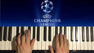 How To Play - Uefa Champions League Theme Song Piano Tutorial Lesson
