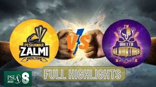 Peshawar Zalmi vs Quetta Gladiators,| Full Highlights: | HBLPSL8 | Match 25 | PSL Highlights | MI2T