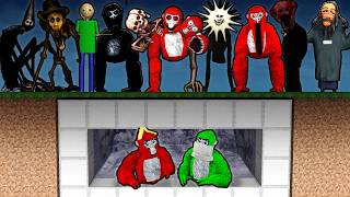 DOOMSDAY BUNKER vs GORILLA TAG GHOSTS