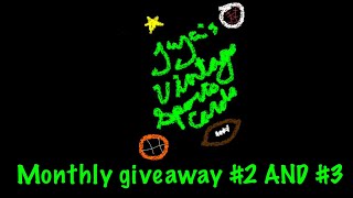 Monthly Giveaway #2 and #3 🎉🎉🎉