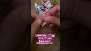 Cherry Blossom Sakura Origami Paper Cranes