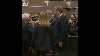Orbán Viktor érkezése az EU-csúcsra. #viktororban