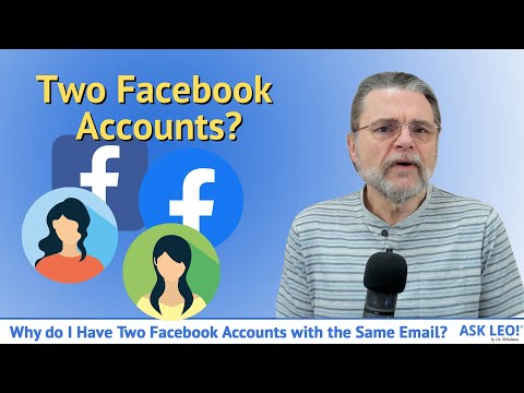 Can I have 2 Facebook accounts with the same email address?