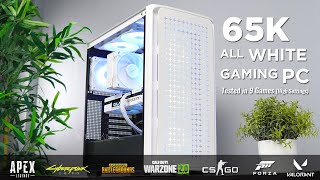 65K All WHITE PC Build Tested in 9 Games 1440p HIGH settings