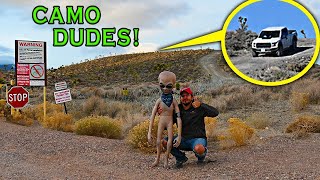 We brought an ALIEN to AREA 51 | Chased out by CAMO DUDES & Employee Bus Pt.5