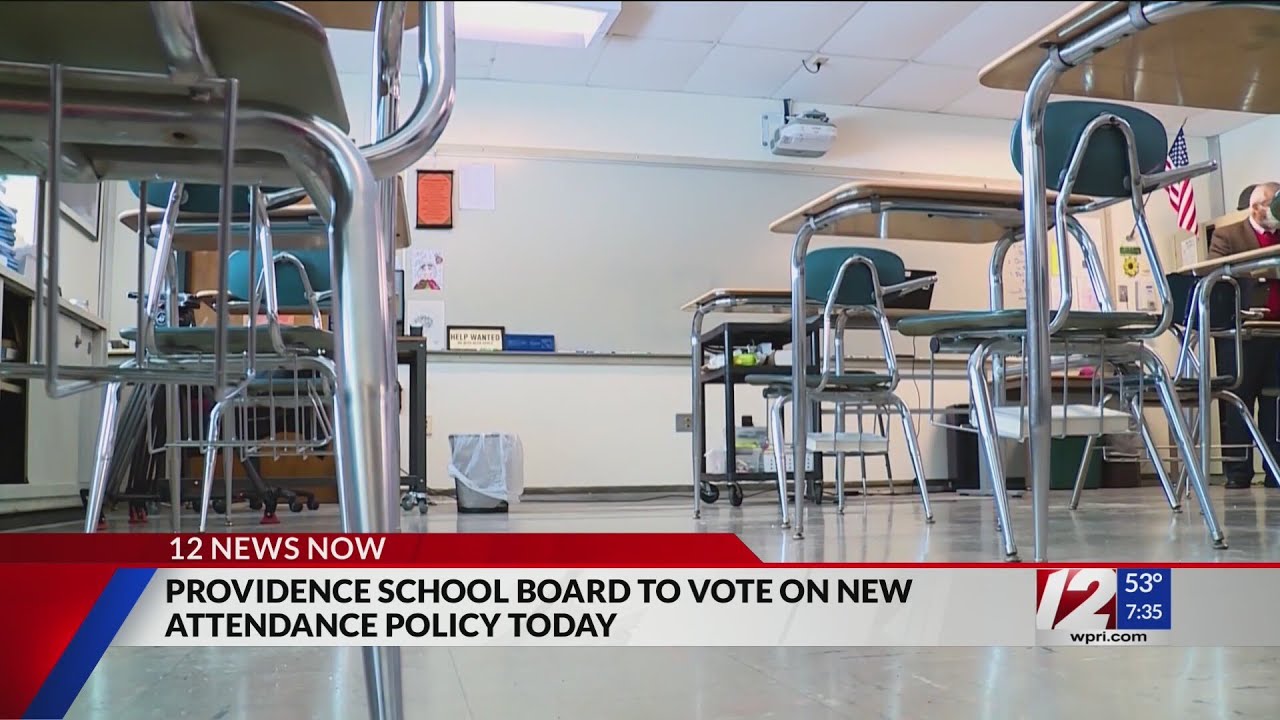 Providence School Board To Vote On New Attendance Policy - YouTube