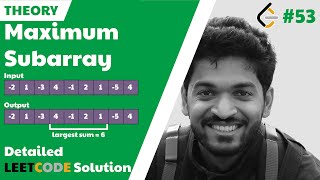 21. Maximum Subarray Theory (LeetCode #53) #kadane #dynamicprogramming #leetcode