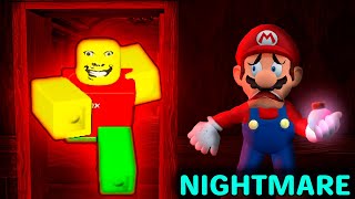 Mario Plays ROBLOX WEIRD STRICT DAD & NIGHTMARE MODE !!!