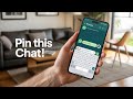 How to Pin a Conversation on WhatsApp for Android