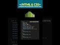 Loading Progress Bar Animation Using HTML & CSS #html #css #html5 #shorts #tips #coding #loading