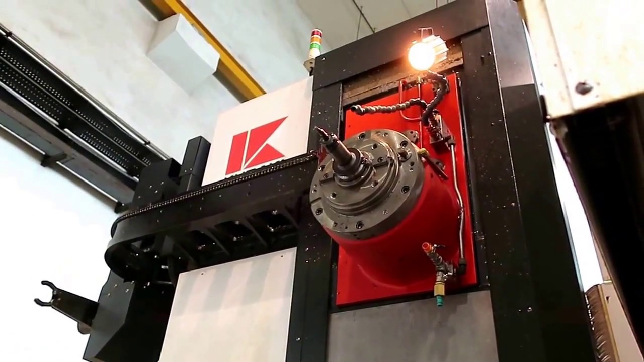 5.12" Kuraki AKB-13 CNC PRECISION HORIZONTAL BORING MILL NEW 2012 - YouTube