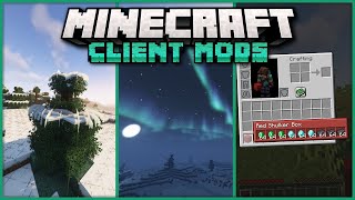 Top 20 Client Side Mods for Minecraft 1.16.5 on Forge & Fabric!